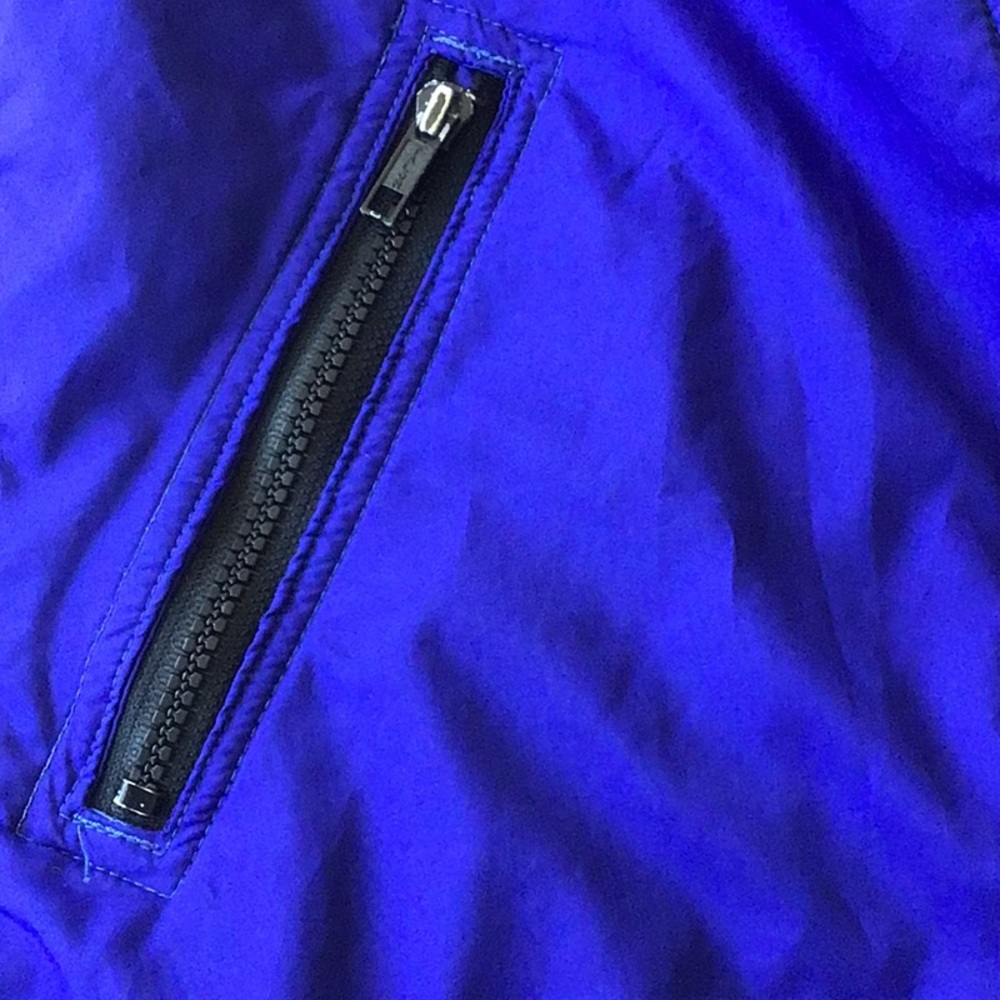 SPEEDO VINTAGE ELECTRIC BLUE ZIP UP JACKET SMALL - Picture 12 of 14